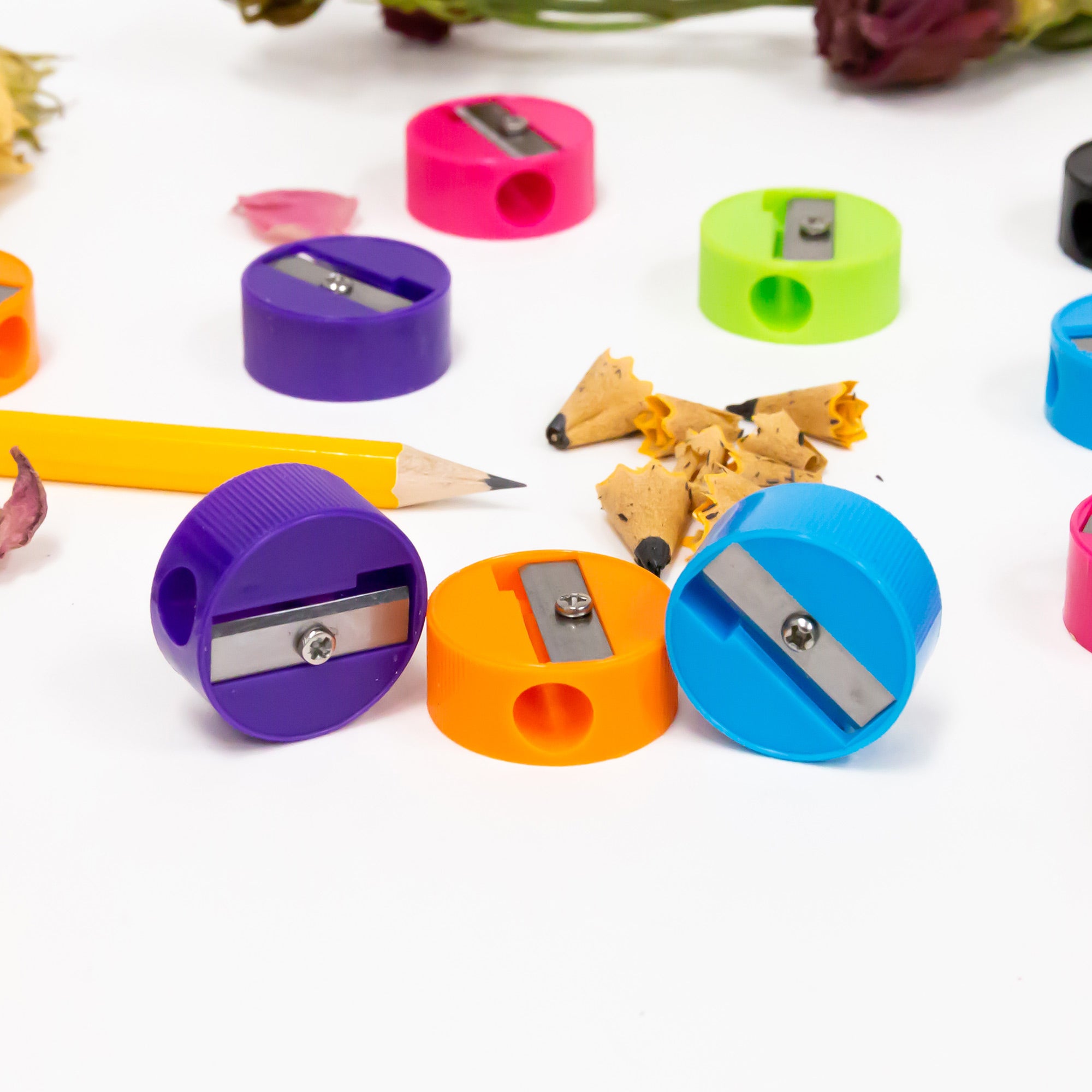 Luna Round Pencil Sharpener (12/Pack)