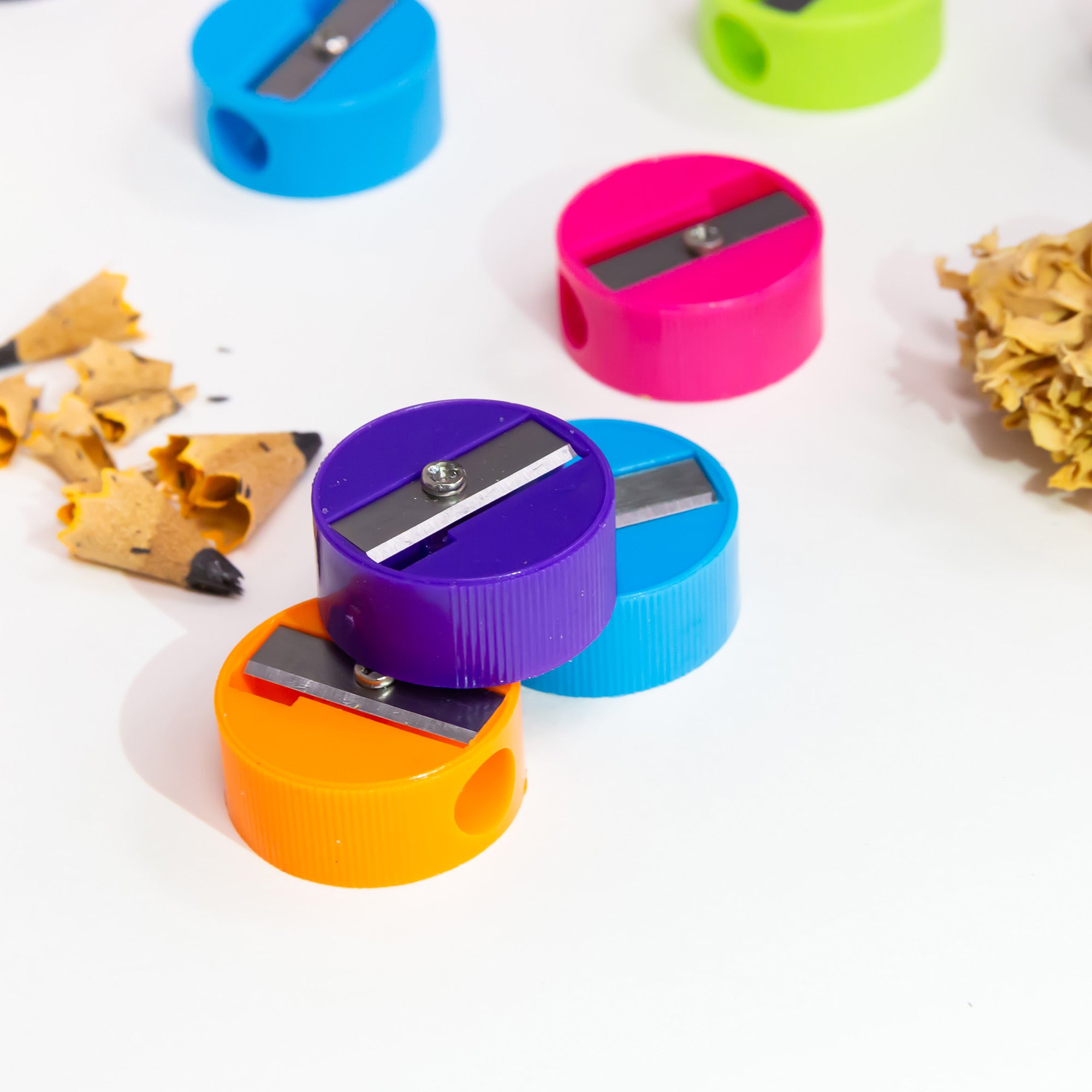 Luna Round Pencil Sharpener (12/Pack)