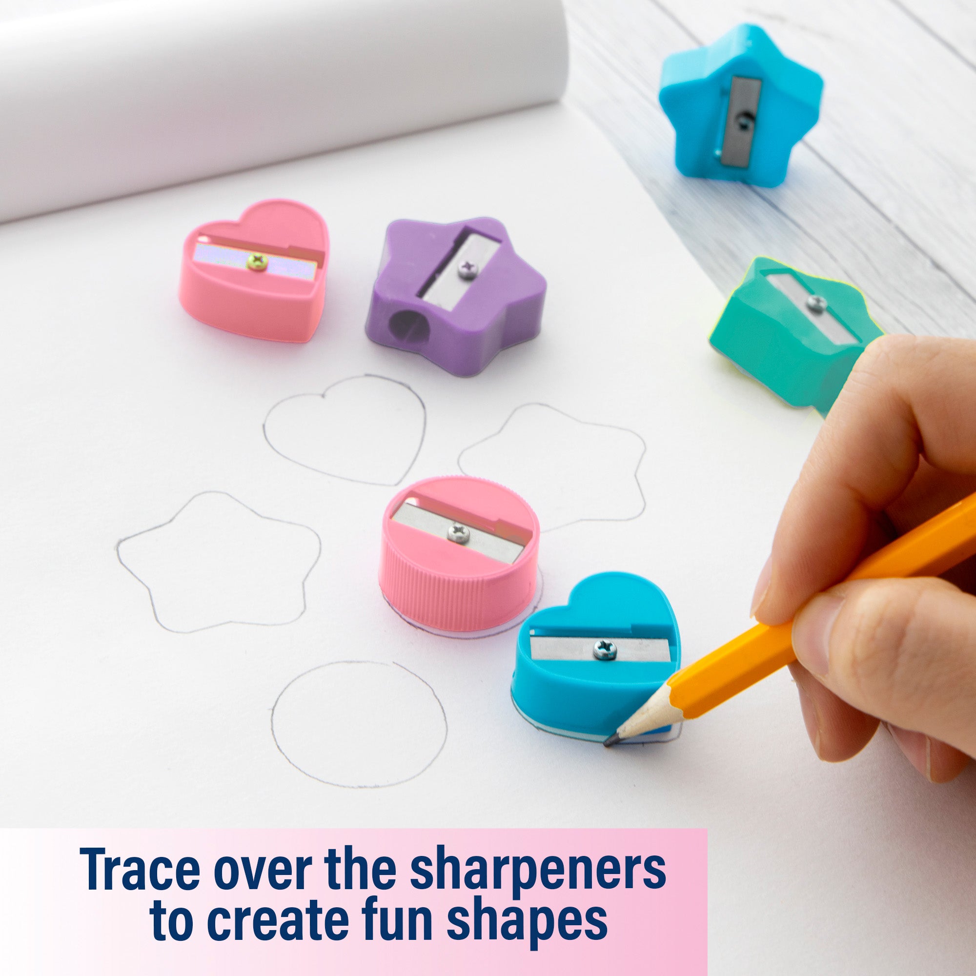 Fun Shaped Pencil Sharpener (12/Pack)
