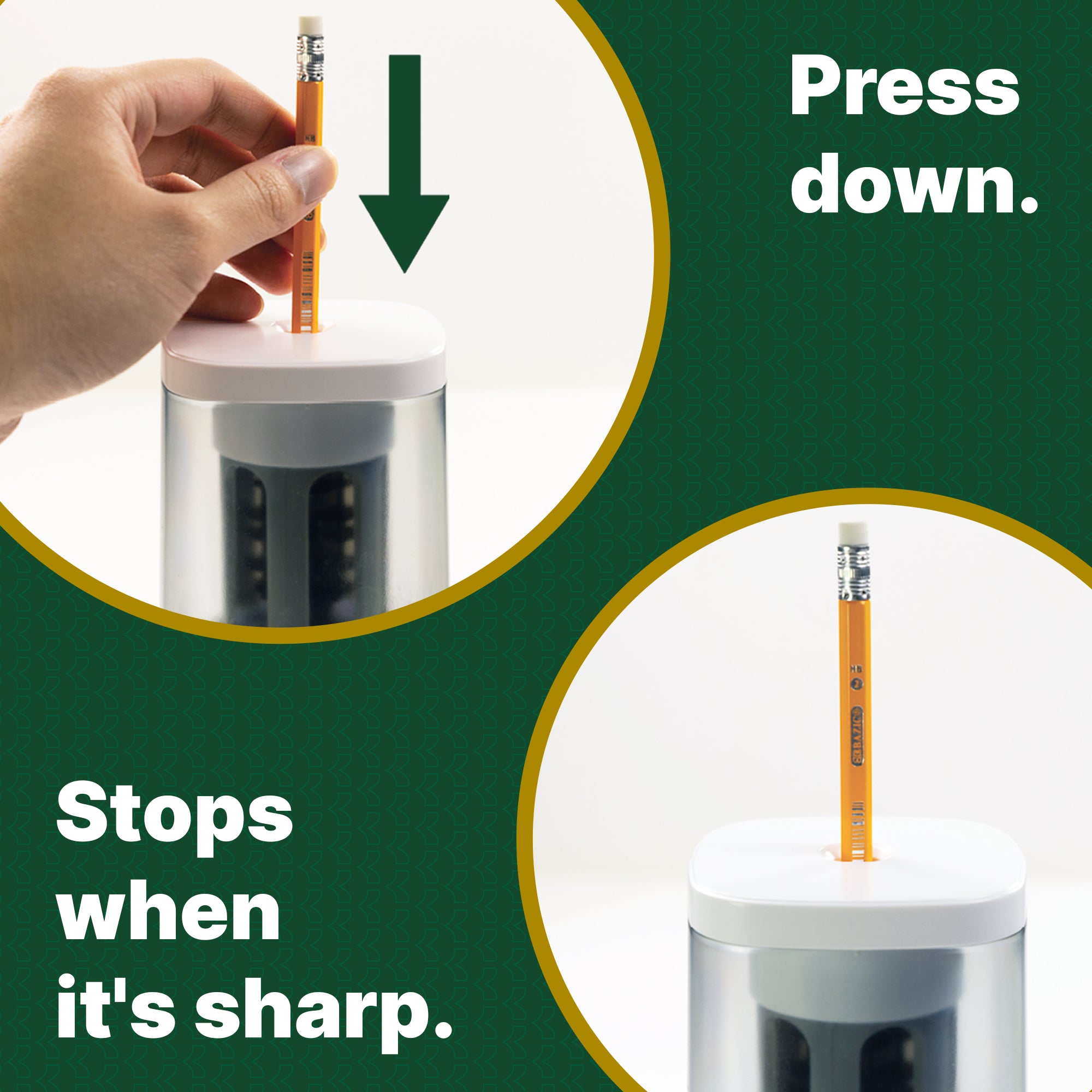 Electric Pencil Sharpener for Standard/Jumbo Pencil (6-12mm Pencil)