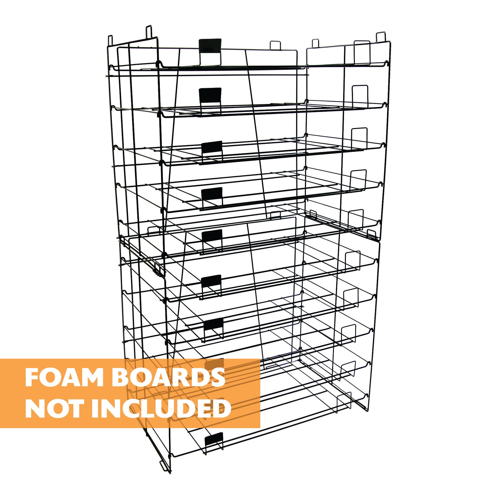 10-Slots Foam Board Display Rack Art Drying Rack 20&quot; X 30&quot;