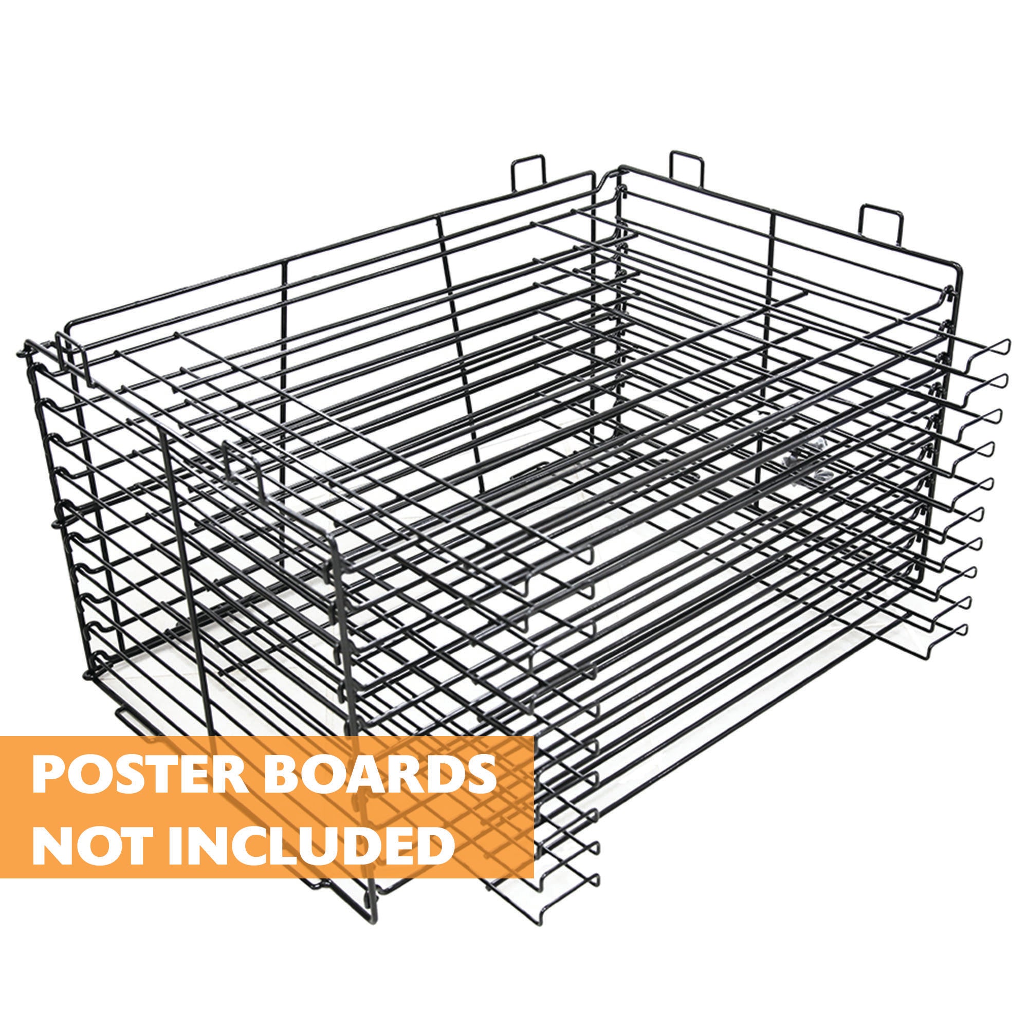 22" X 28" 10-Slots Poster Board Display Rack