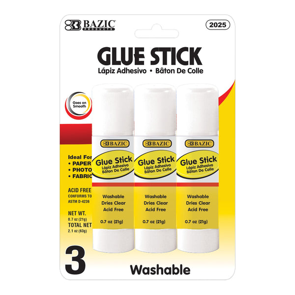 0.7 oz (21g) Glue Stick (3/Pack)