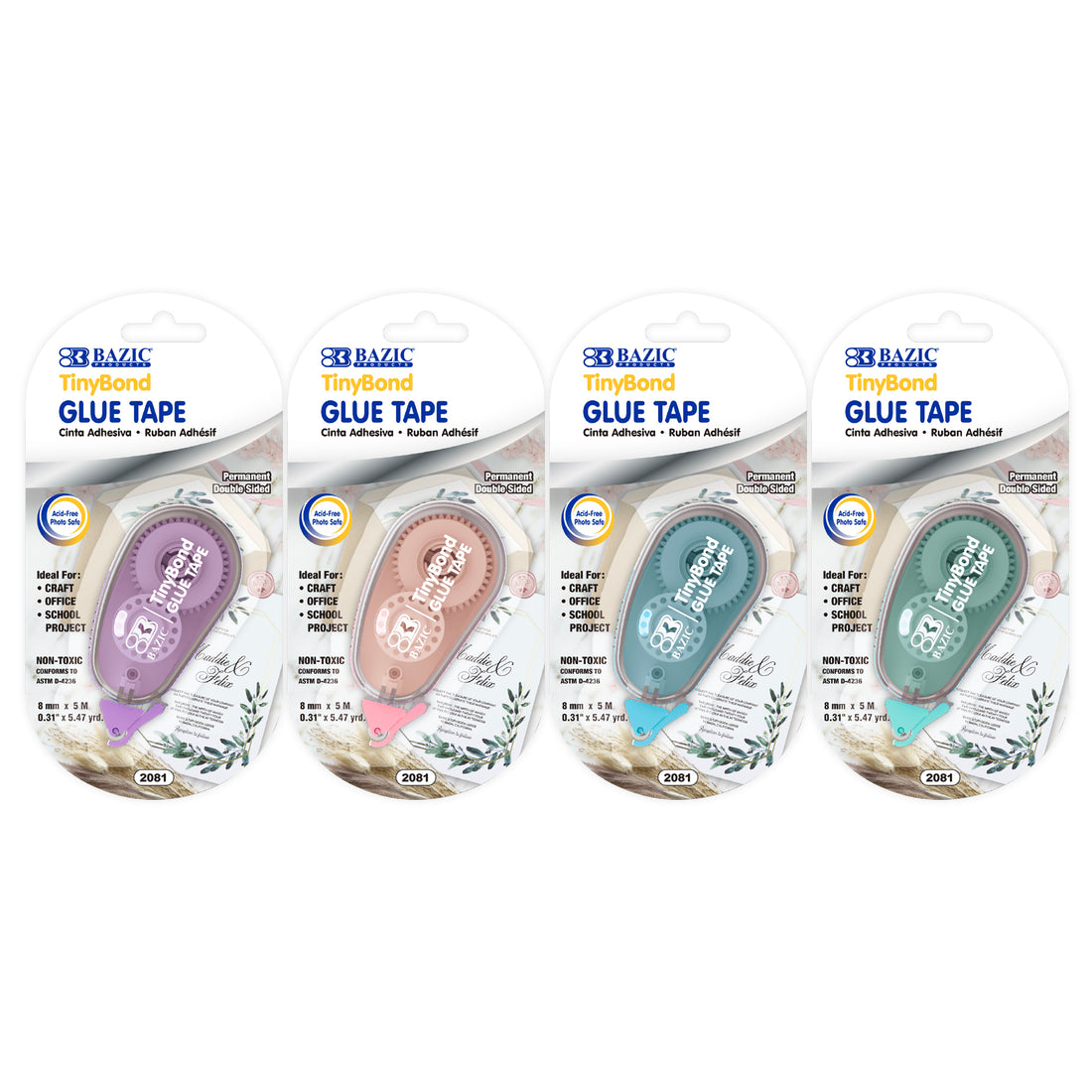 TinyBond 8 mm x 5 m Permanent Glue Tape