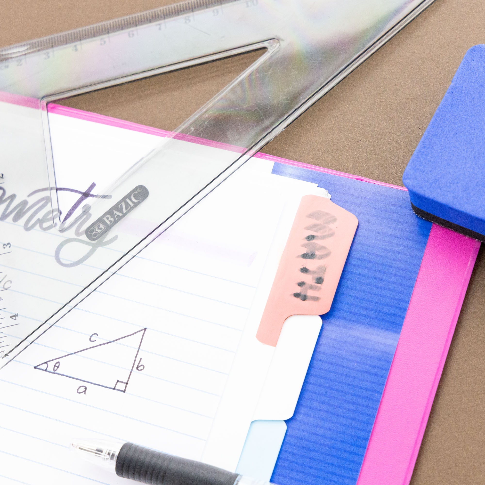 White Paper Dividers w/ 8-Writable Color Tabs