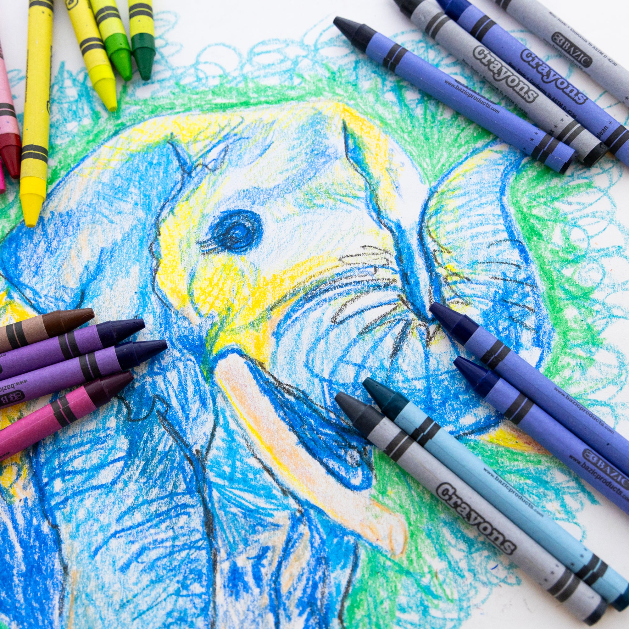 24 Color Premium Crayons