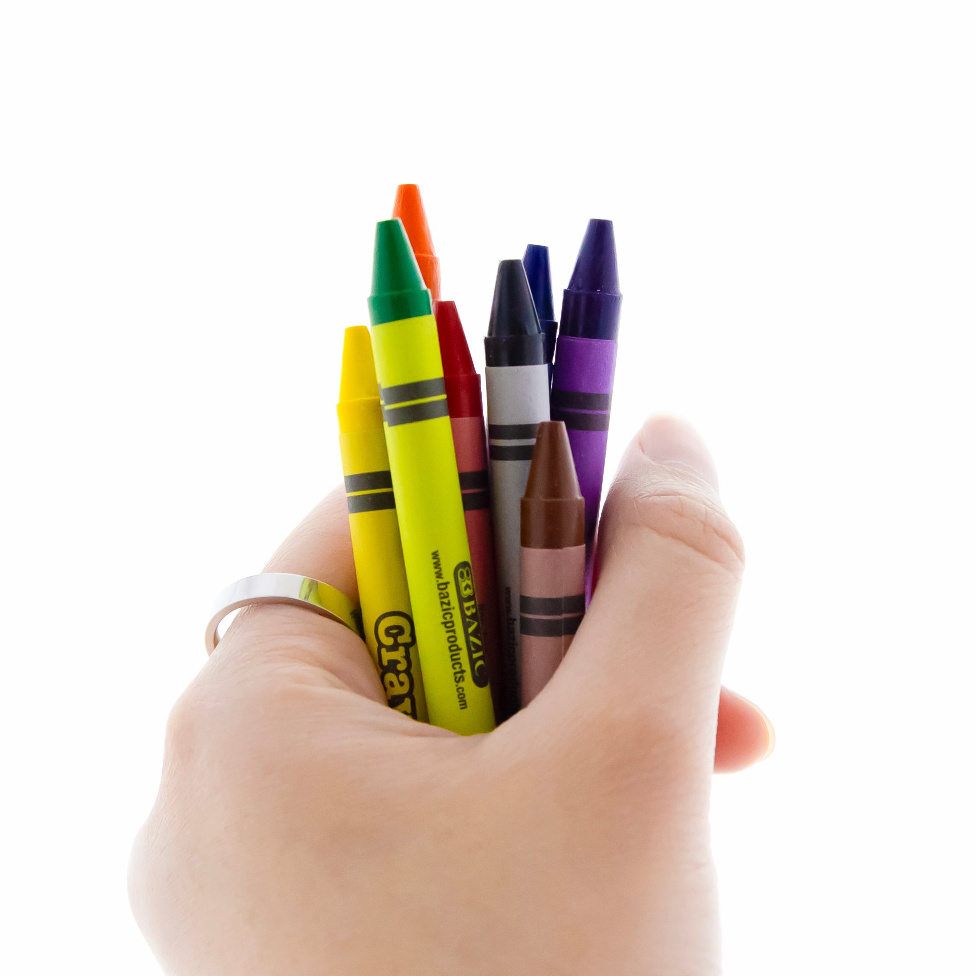 BAZIC 64 ct. Premium Crayons w/sharpener – BAZIC Products