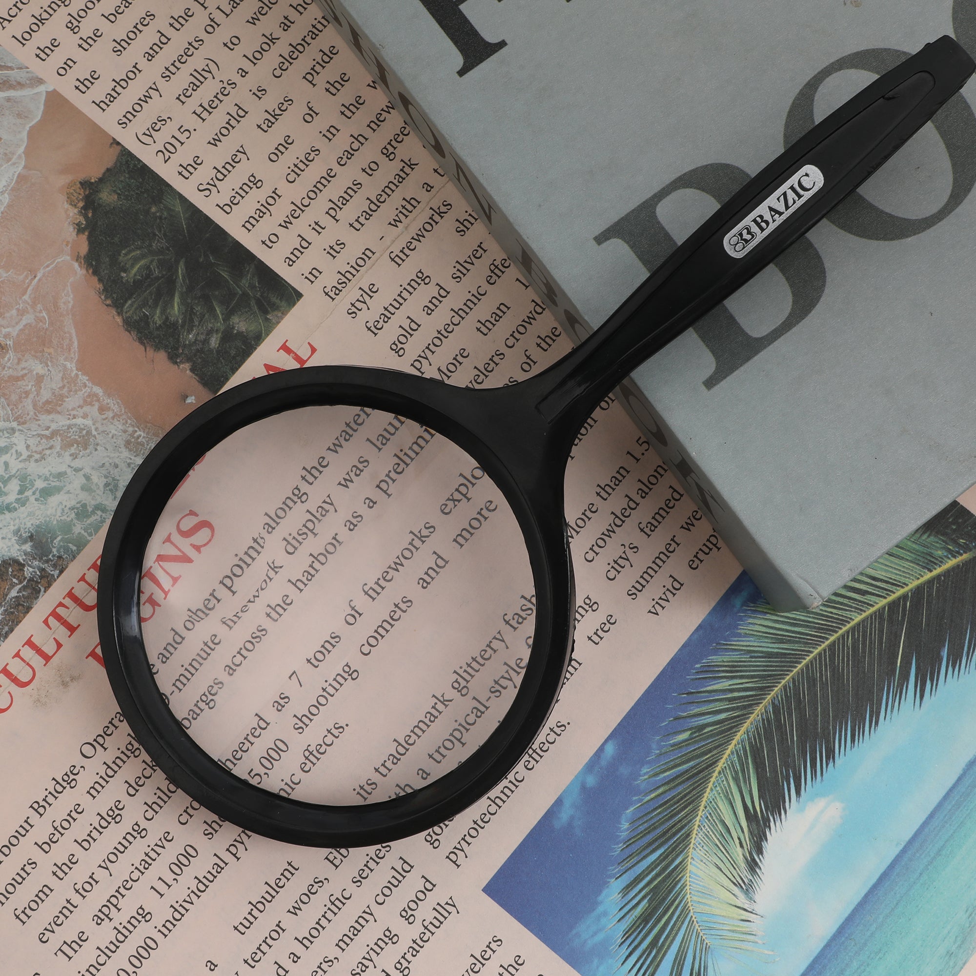 3&quot; Round 2x Handheld Magnifier &amp; 4x Bifocal Inset