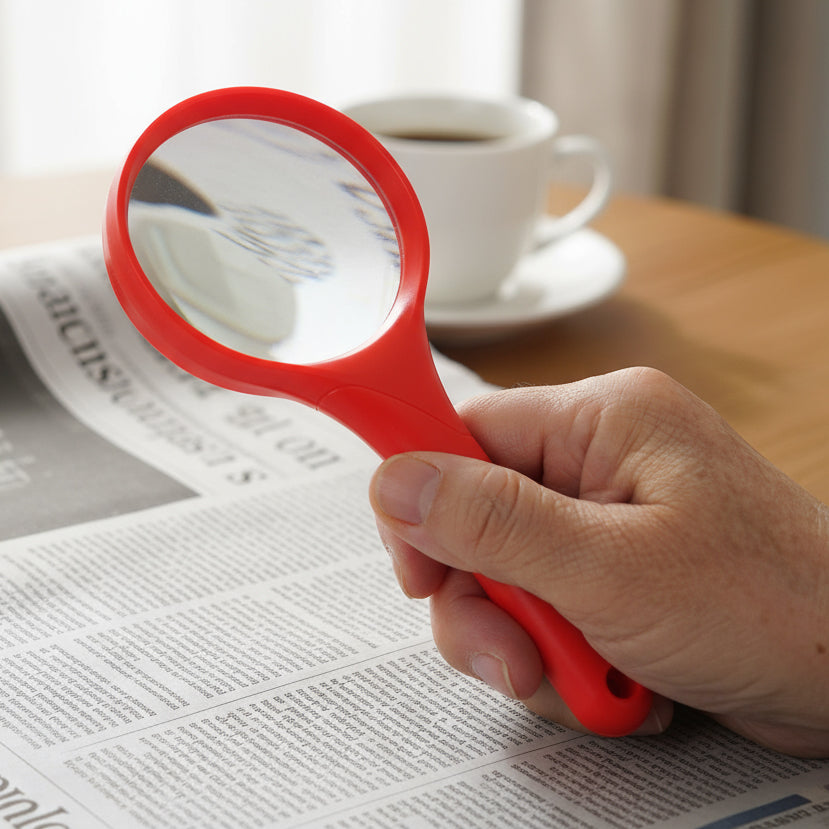 Asstd Color 3" Round 2X Handheld Magnifier