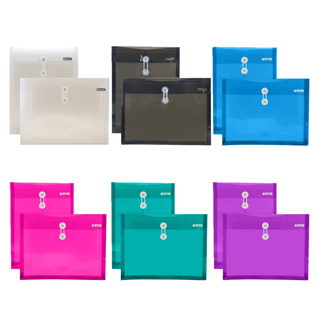 Top / Side Loading A4/Letter Size String Envelope (2/Pack)