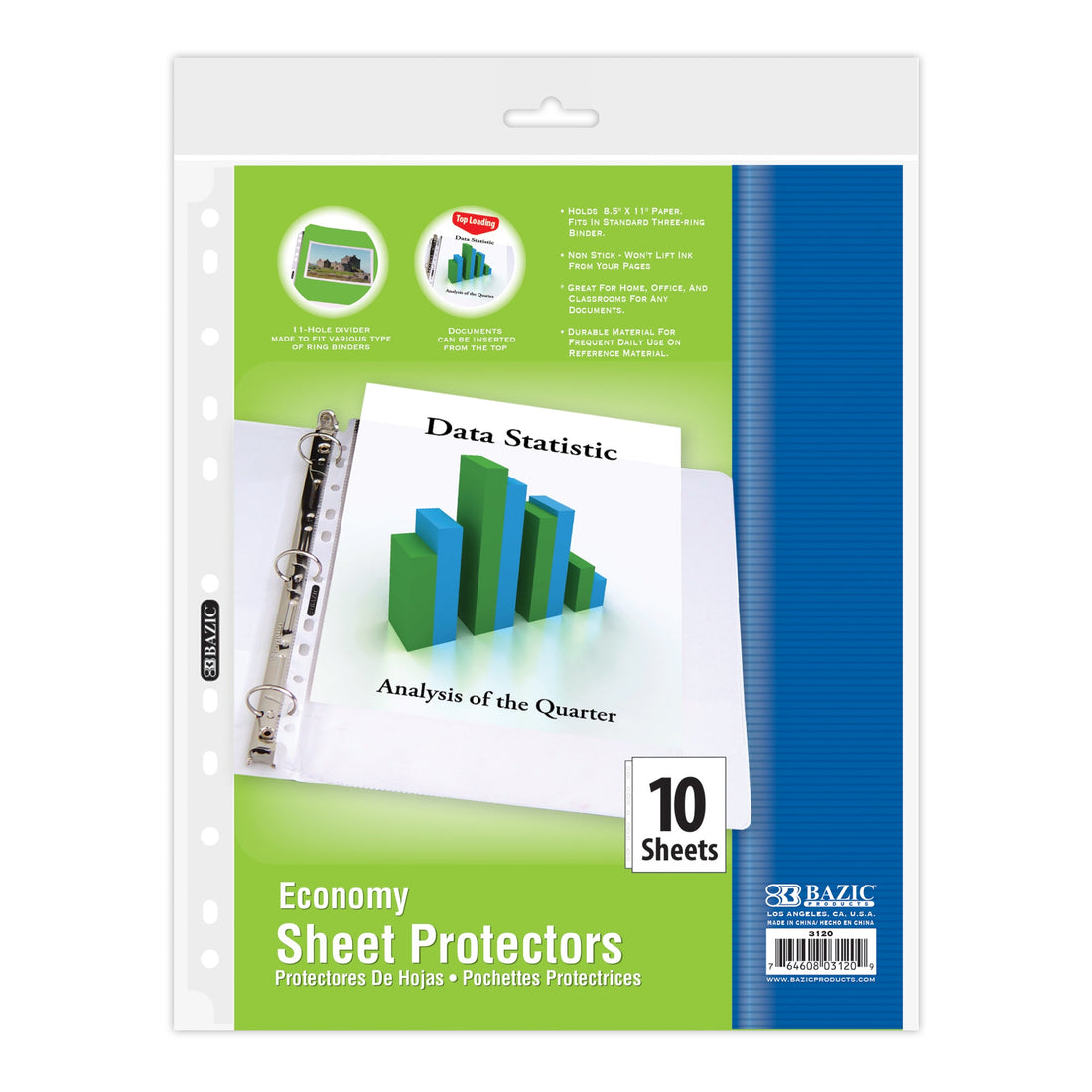 Economy Weight Top Loading Sheet Protectors (10/Pack)