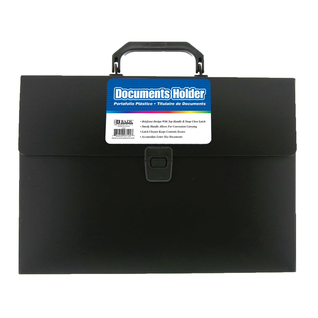 A4/Letter Size Document Case w/ Handle