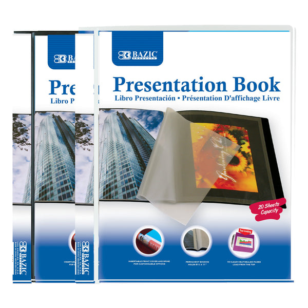 10-Pockets Presentation Book