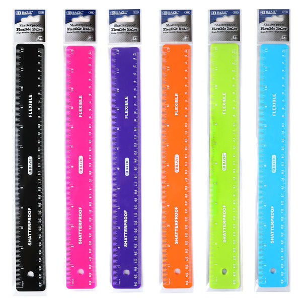12" (30cm) Shatterproof Flexible Ruler