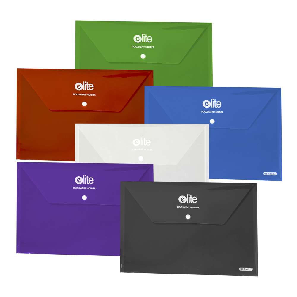 BAZIC Elite Letter Size Document Holders (2/Pack)