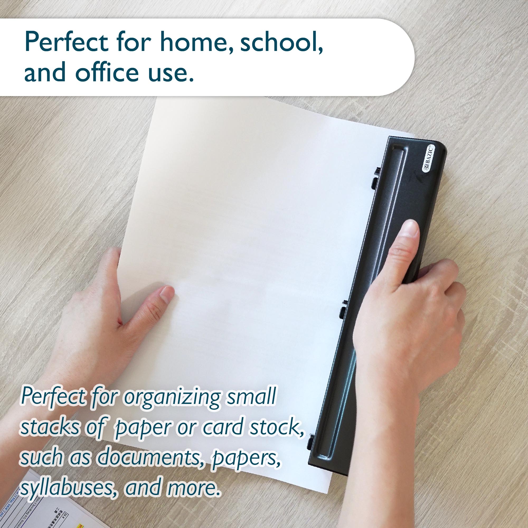 Desktop 3-Hole Paper Punch