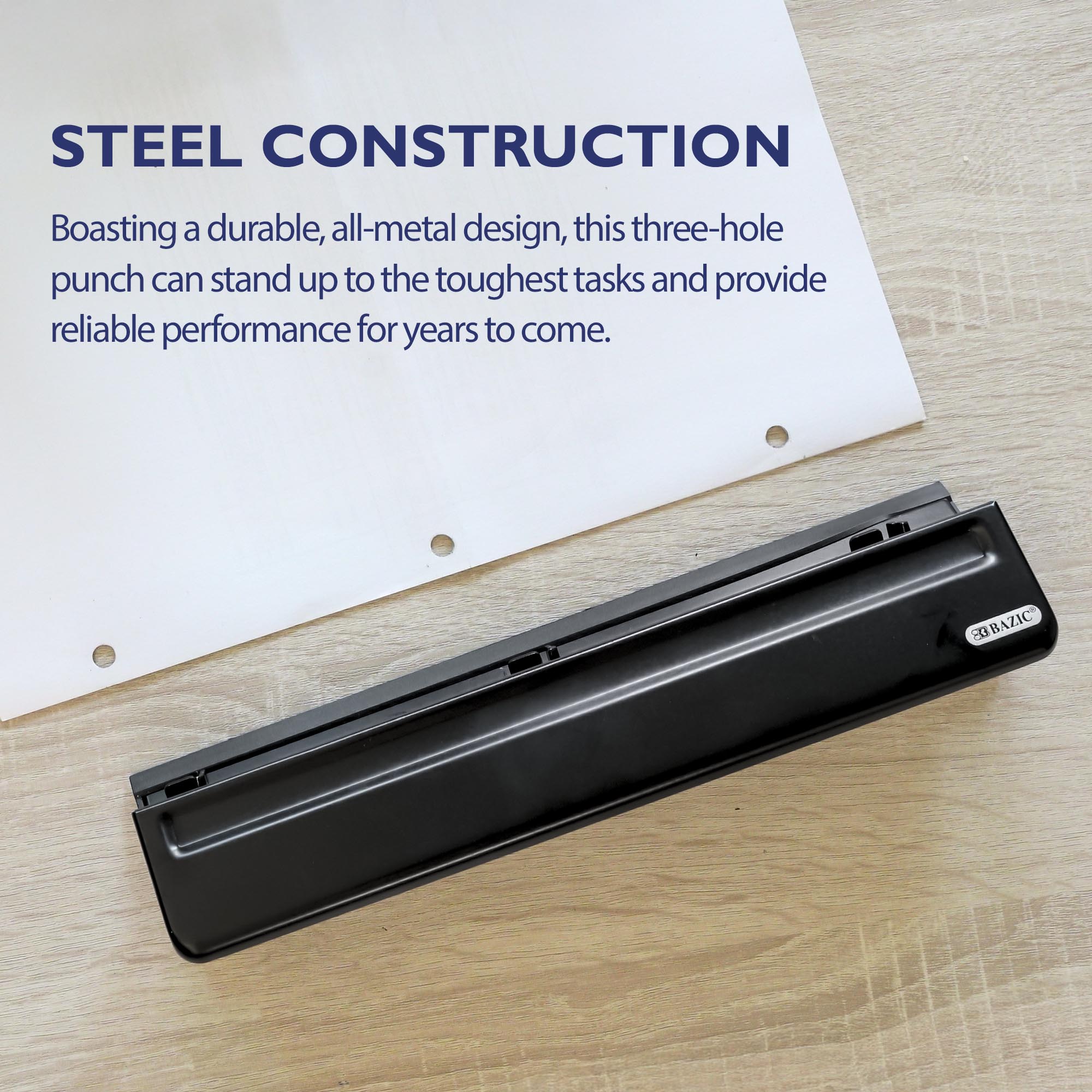Desktop 3-Hole Paper Punch