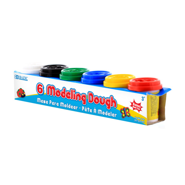 2 Oz. Multi Color Modeling Dough (6/Pack)