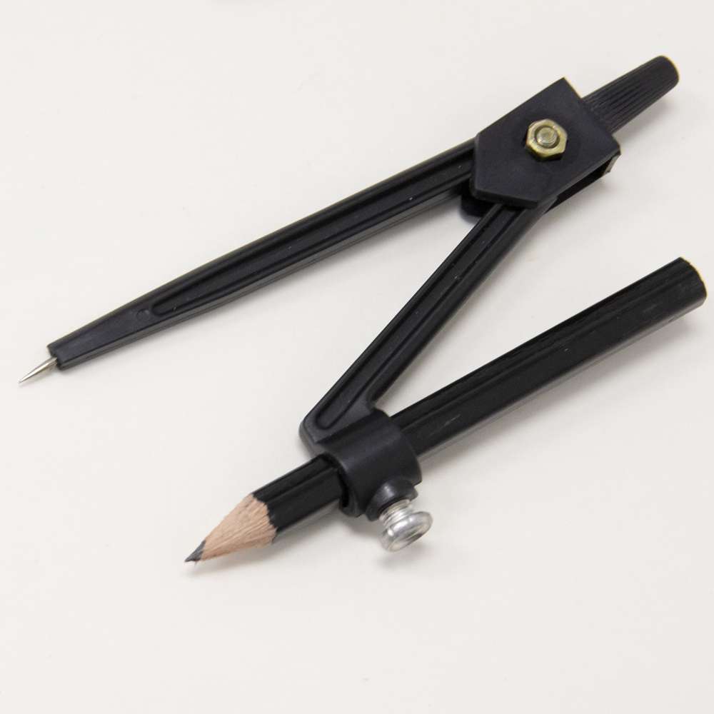 Geometry Ruler Combination Sets 4-Piece w/ Compass