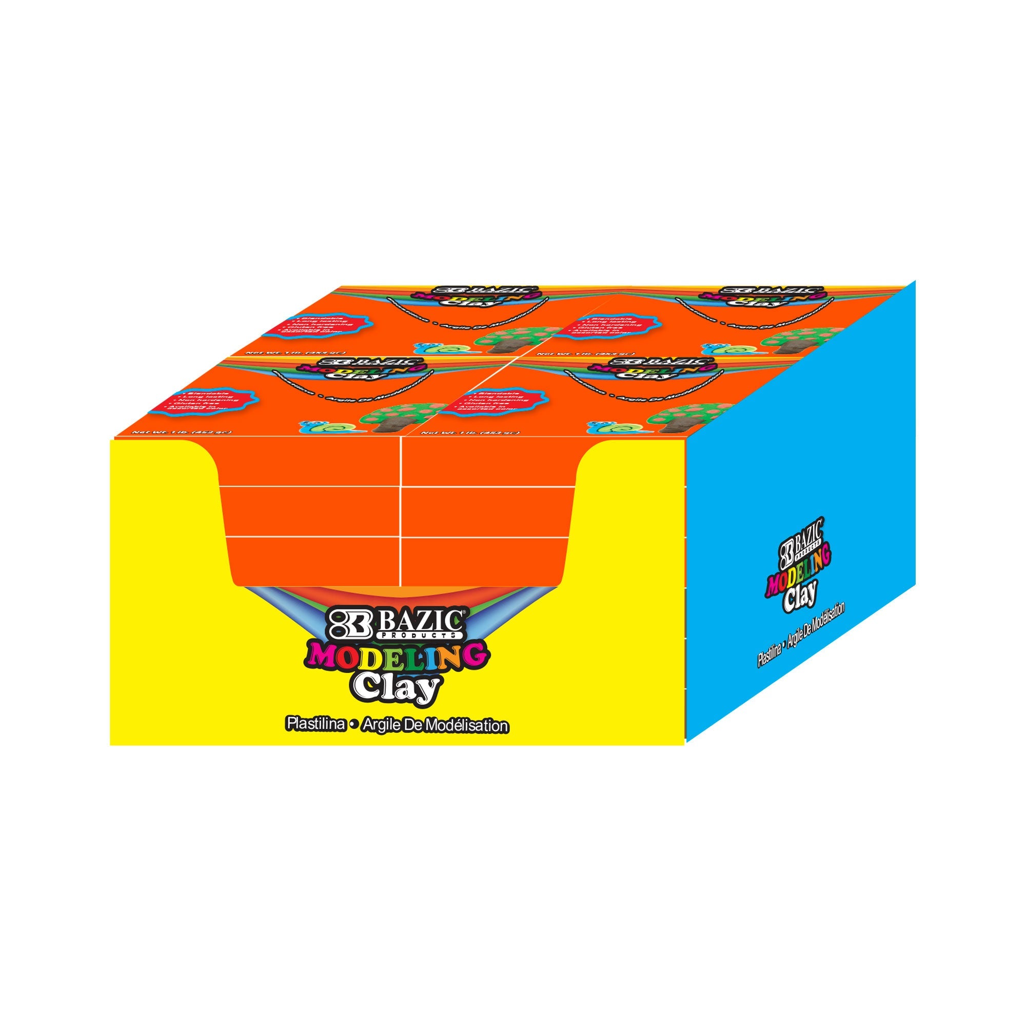 BAZIC 1 lb Orange Modeling Clay – BAZIC Products