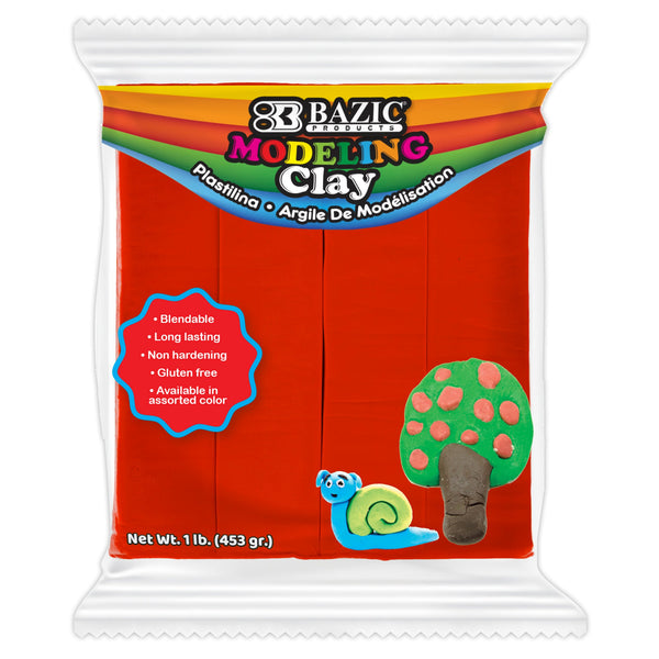 1 lb Red Modeling Clay