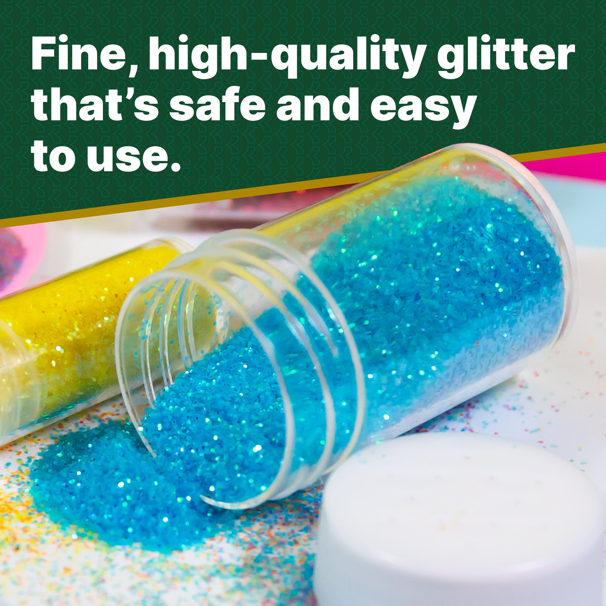 0.28 oz (8g) 4 Neon Color Glitter Shaker