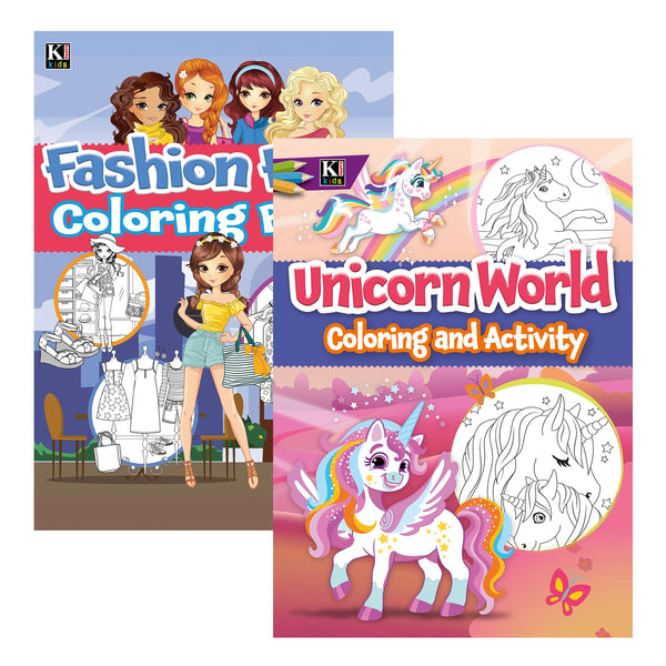 KAPPA Unicorn World Coloring & Activity Book