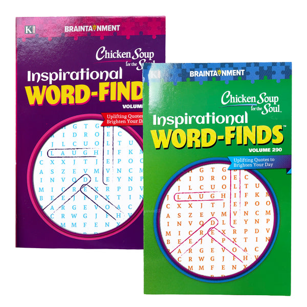 KAPPA Chicken Soup For The Soul Word Finds Puzzle Book - Digest Size