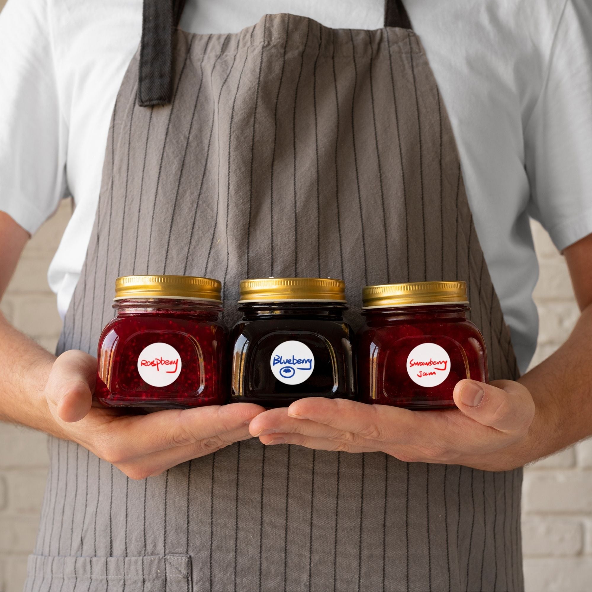 White 3/4" Round Label (504/Pack)