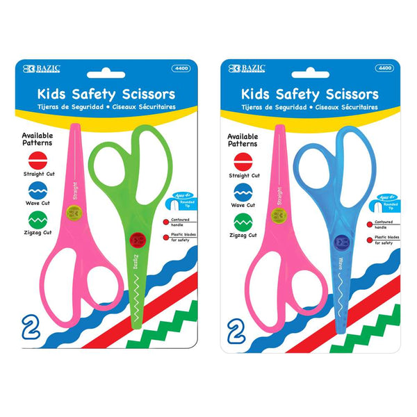 5 1/2" Kids Safety Scissors (2/Pack)