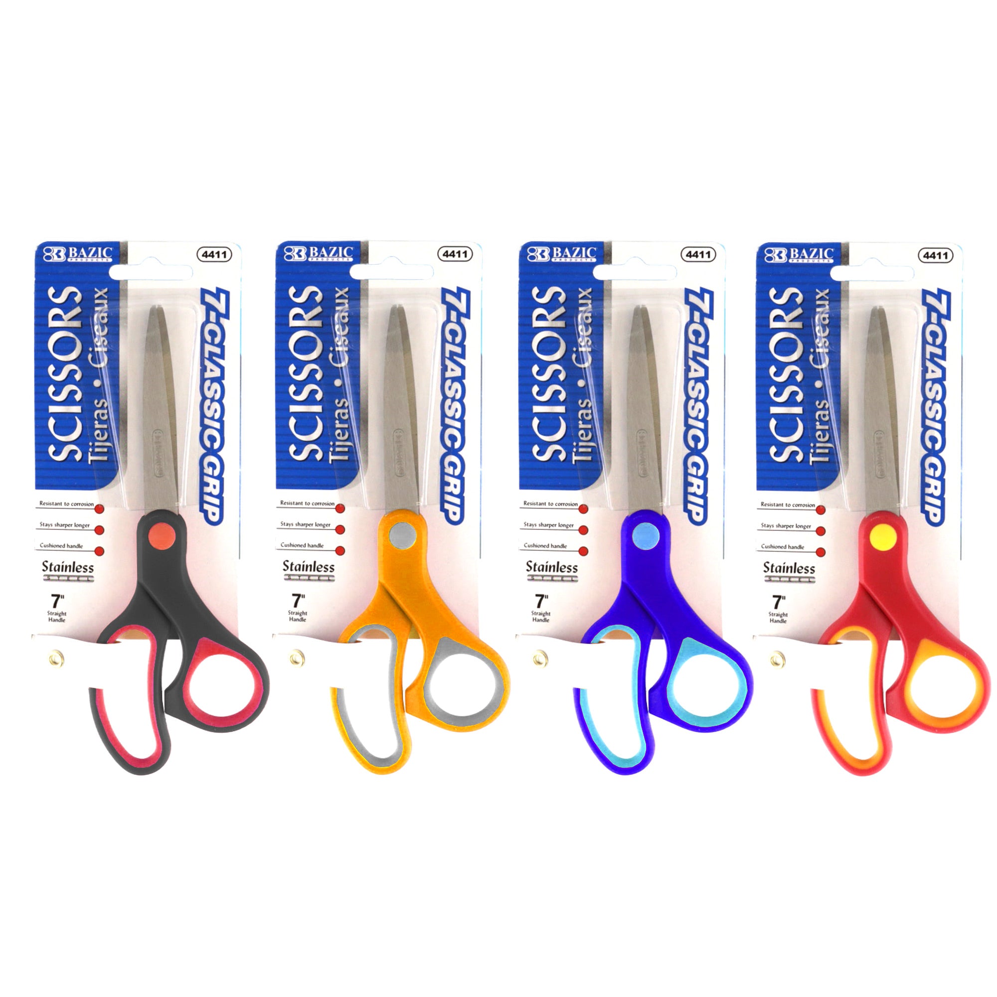 7" Classic Grip Stainless Steel Scissor