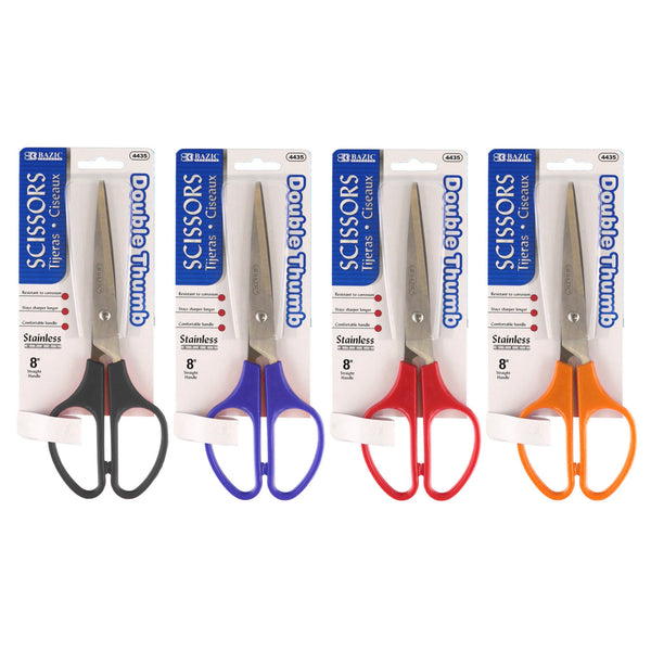 8" Double Thumb Stainless Steel Scissors