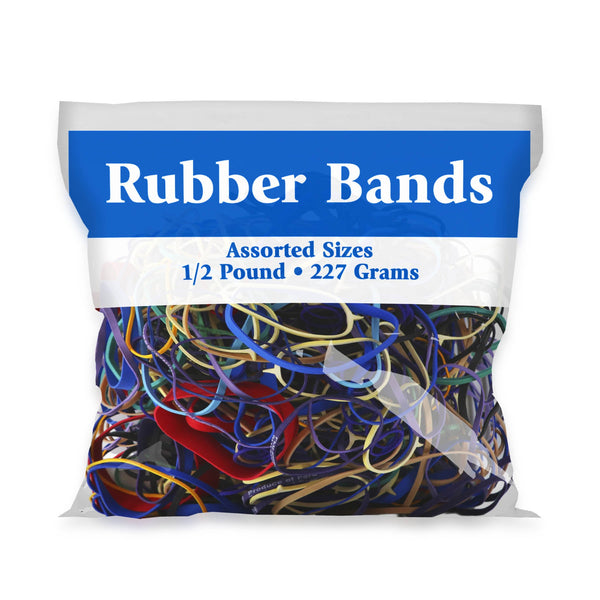 Assorted Dimensions 227g/ 0.5 lbs. Rubber Bands