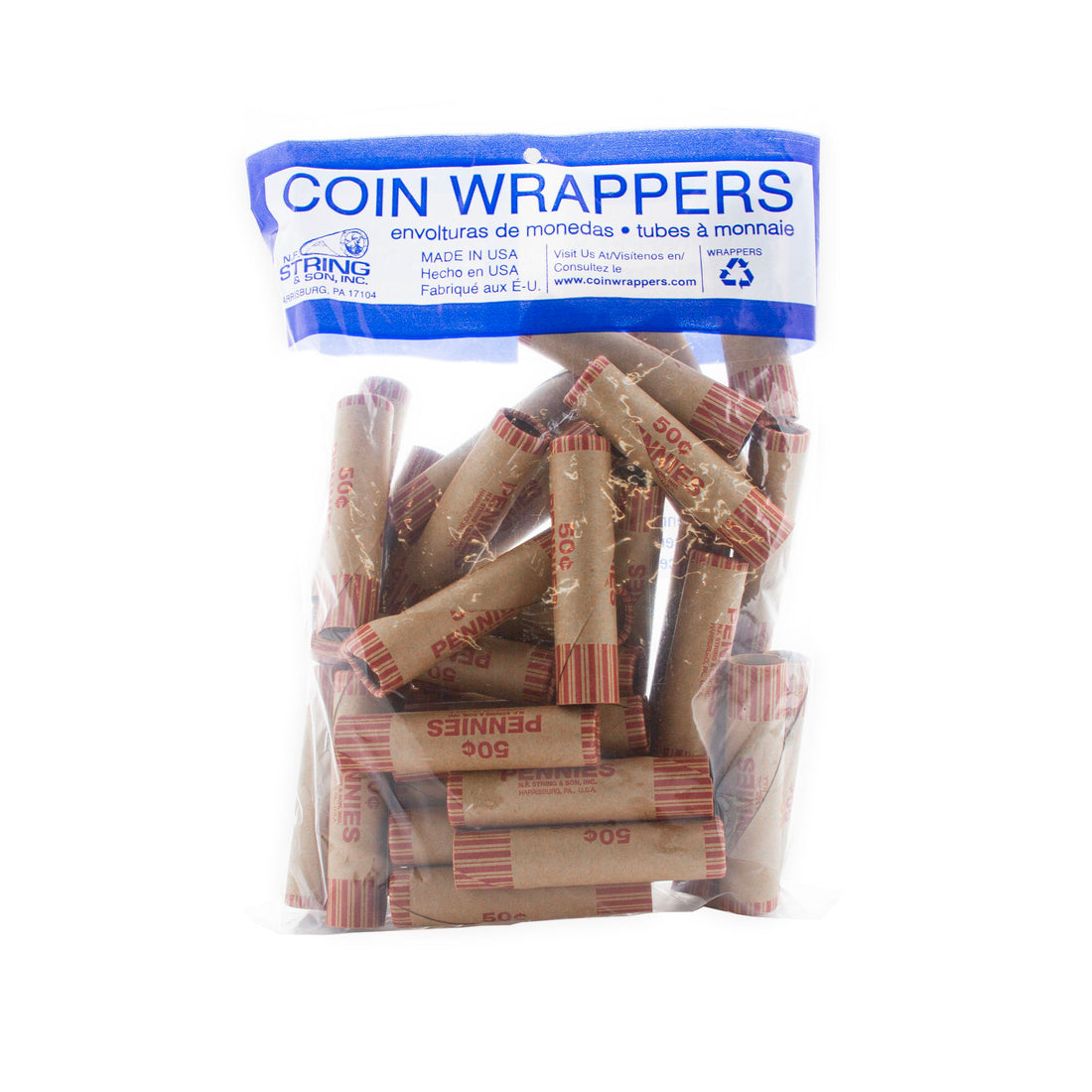 Penny Coin Wrappers (36/Pack)