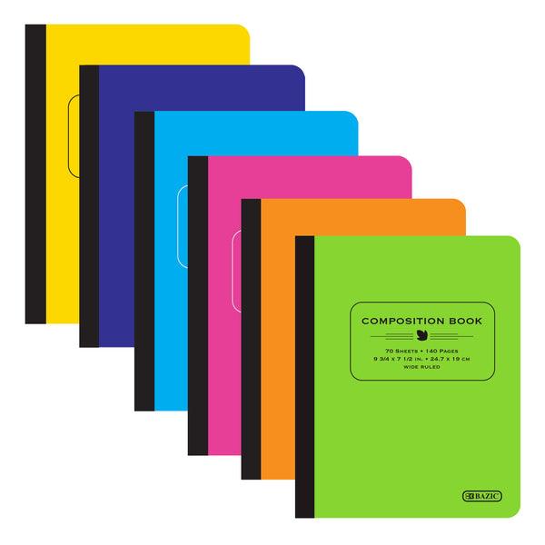 W/R 70 Ct. Poly Cover Composition Book