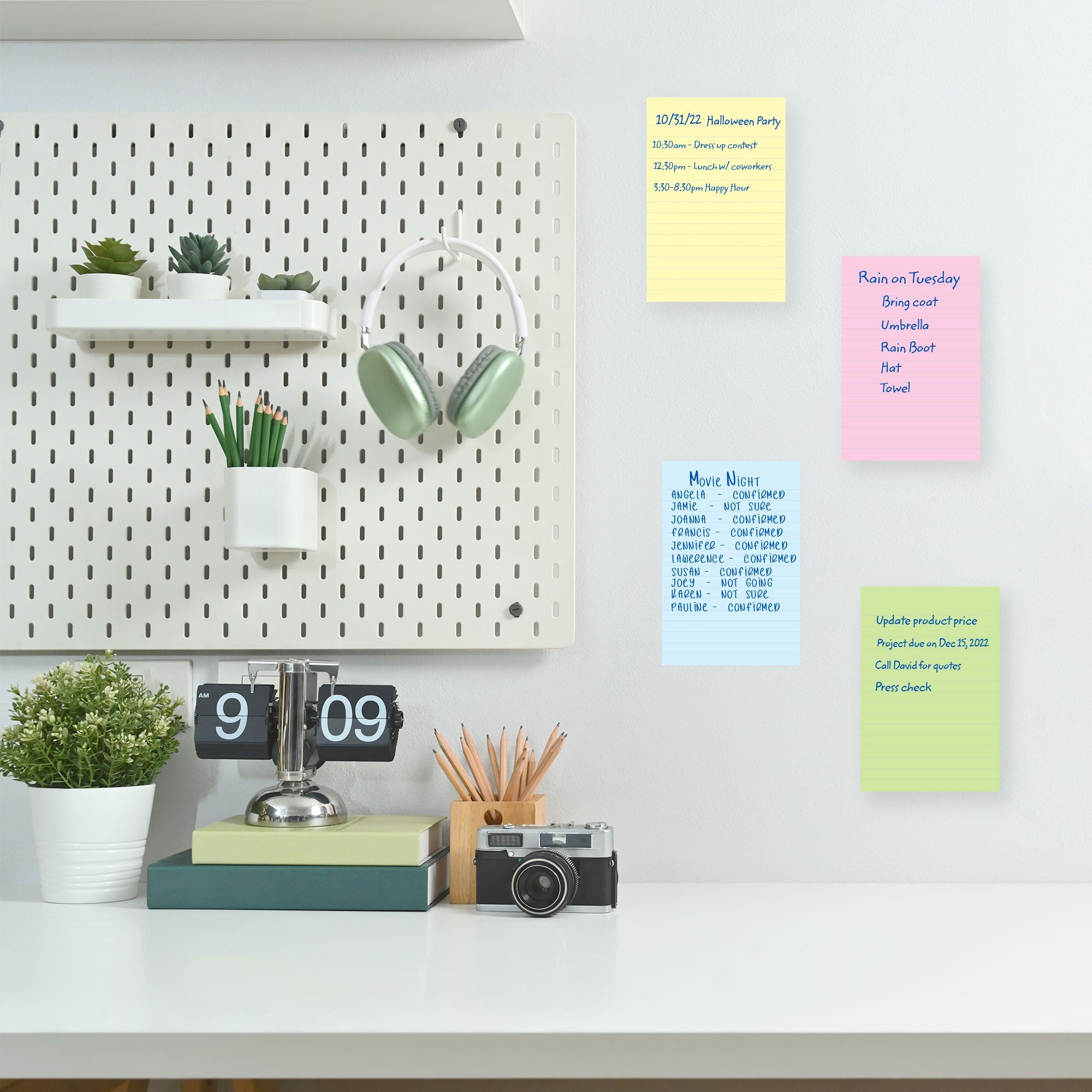 Lined Sticky Notes 4&quot; X 6&quot; 50 Ct.