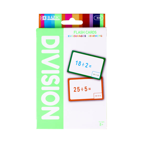 Division Flash Cards (36/Pack)