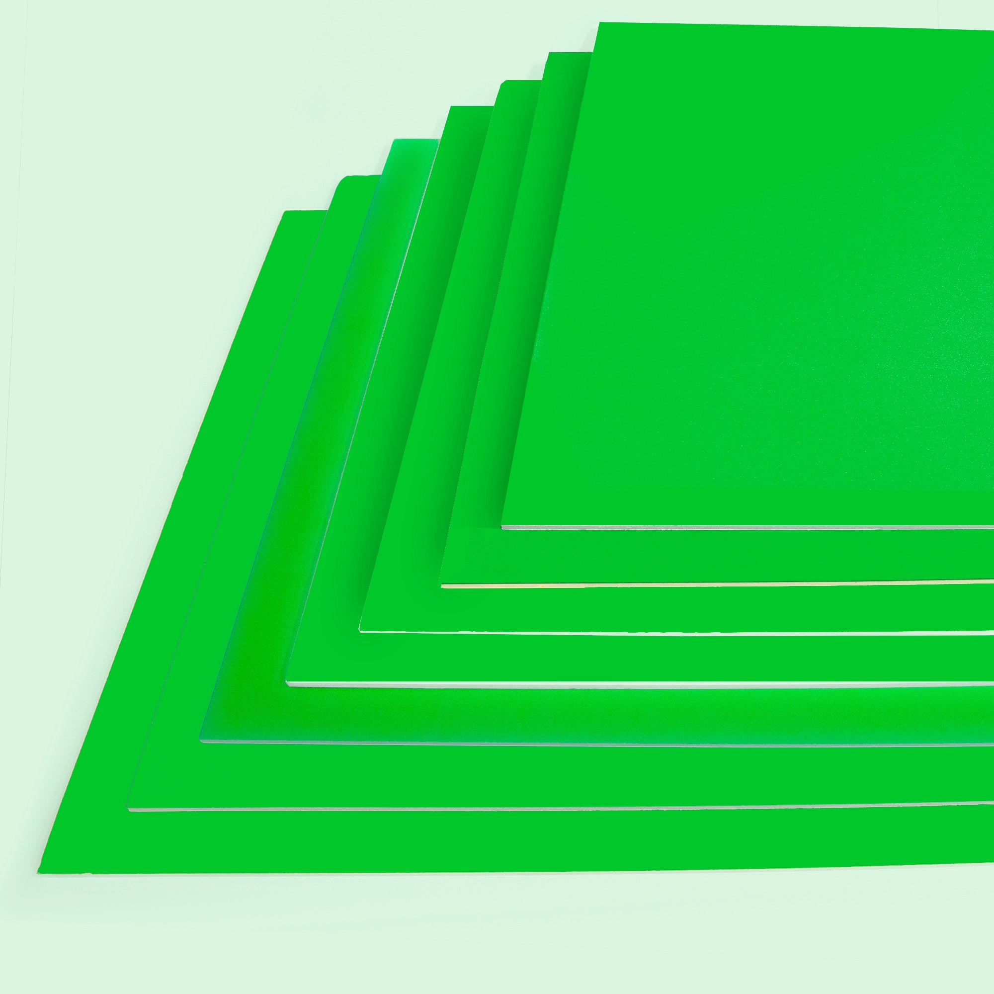 20" X 30" Fluorescent Green Foam Board
