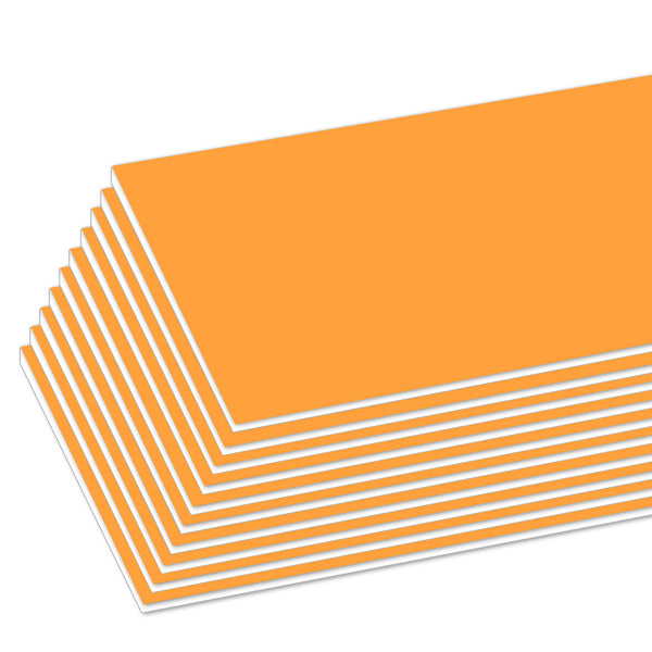 20" X 30" Fluorescent Orange Foam Board