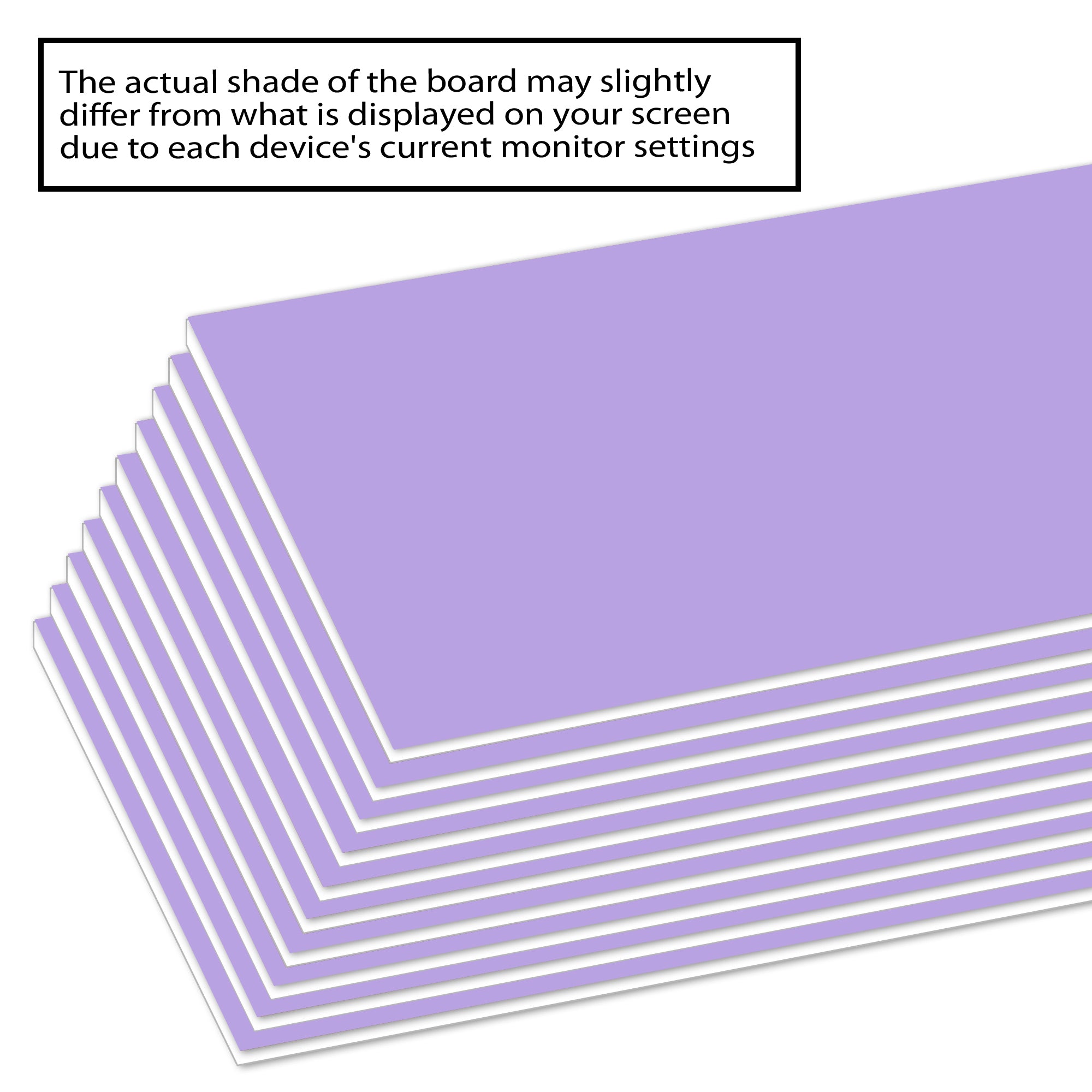 20&quot; X 30&quot; Lavender Foam Board (25 Unit/Case)