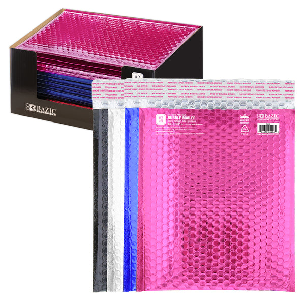 8.5" x 11.25" (#2) Metallic Bubble Mailers