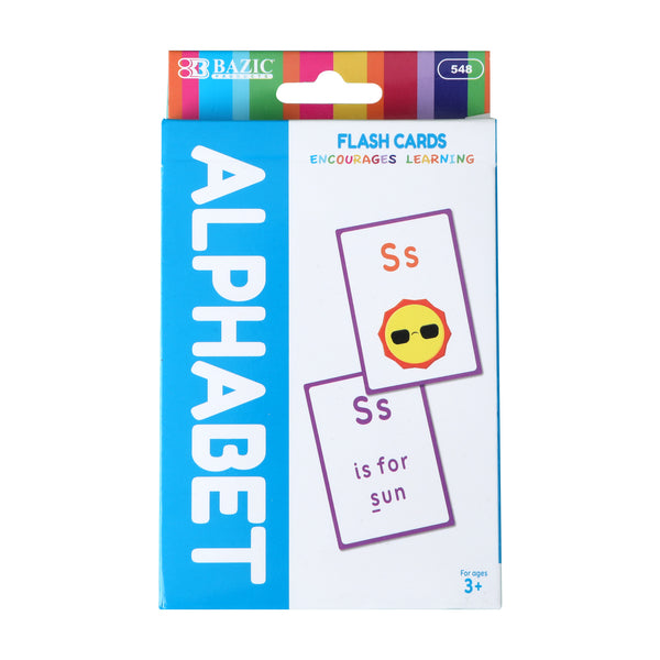 Alphabet Preschool Flash Cards (36/Pack)
