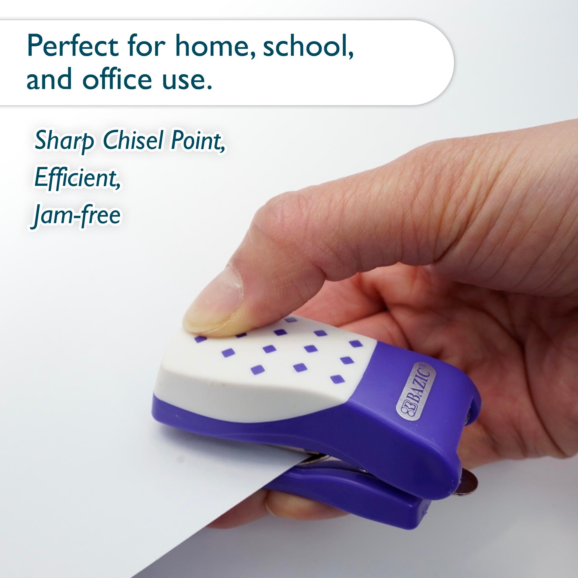 Mini Cushion Grip Standard (26/6) Stapler w/ 500 Ct. Staples