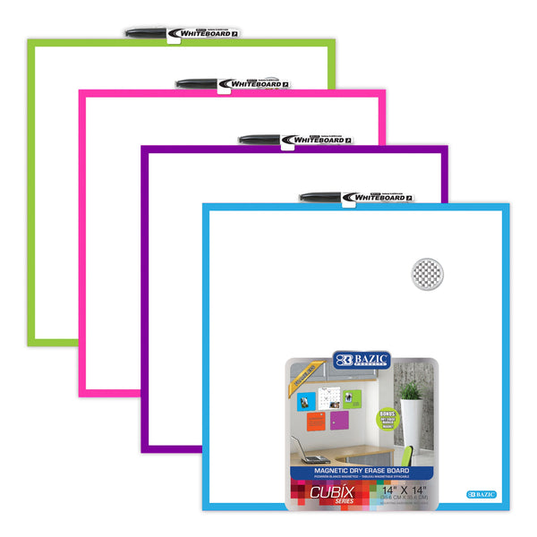 14" x 14" CUBIX Magnetic Dry Erase Tile