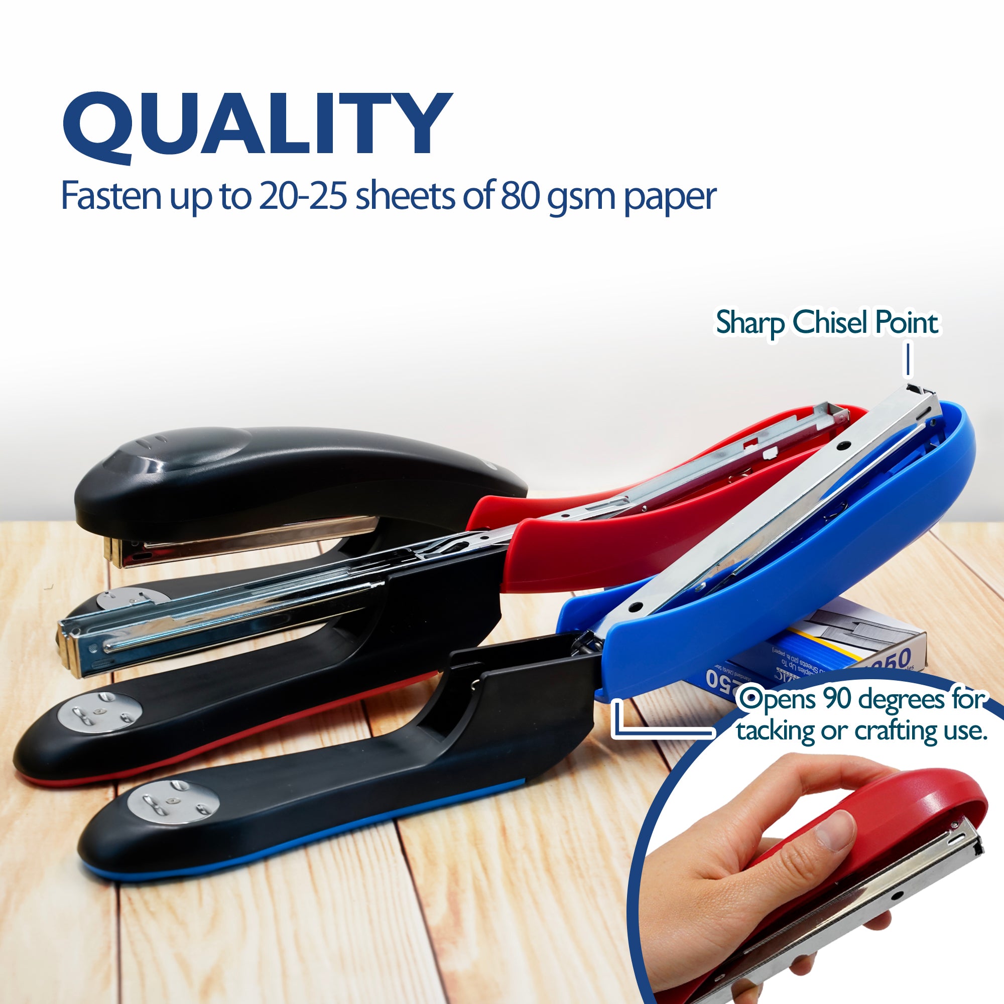 Desktop Full Strip Stapler Set