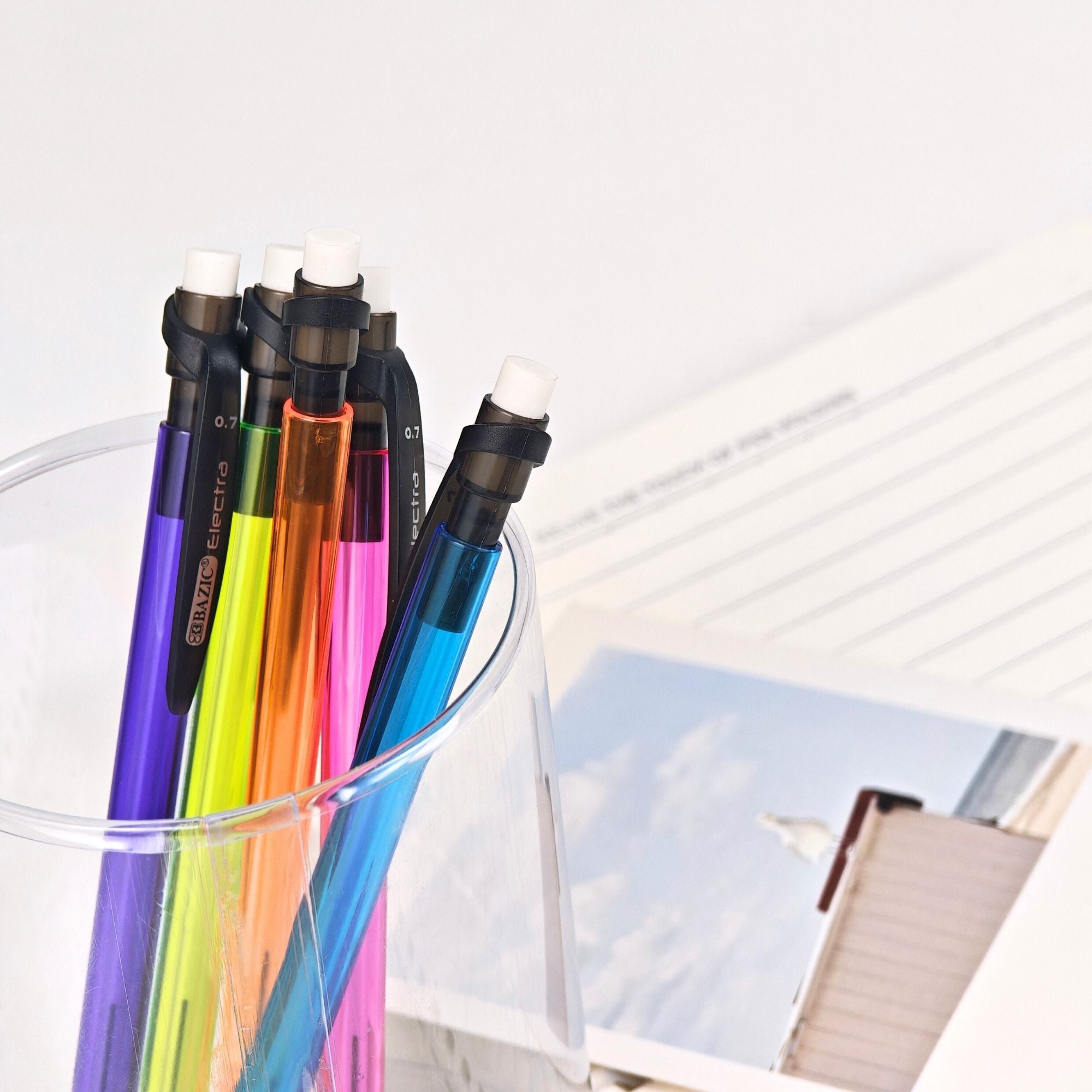 Electra 0.7 mm Fashion Color Mechanical Pencil (5/Pack)