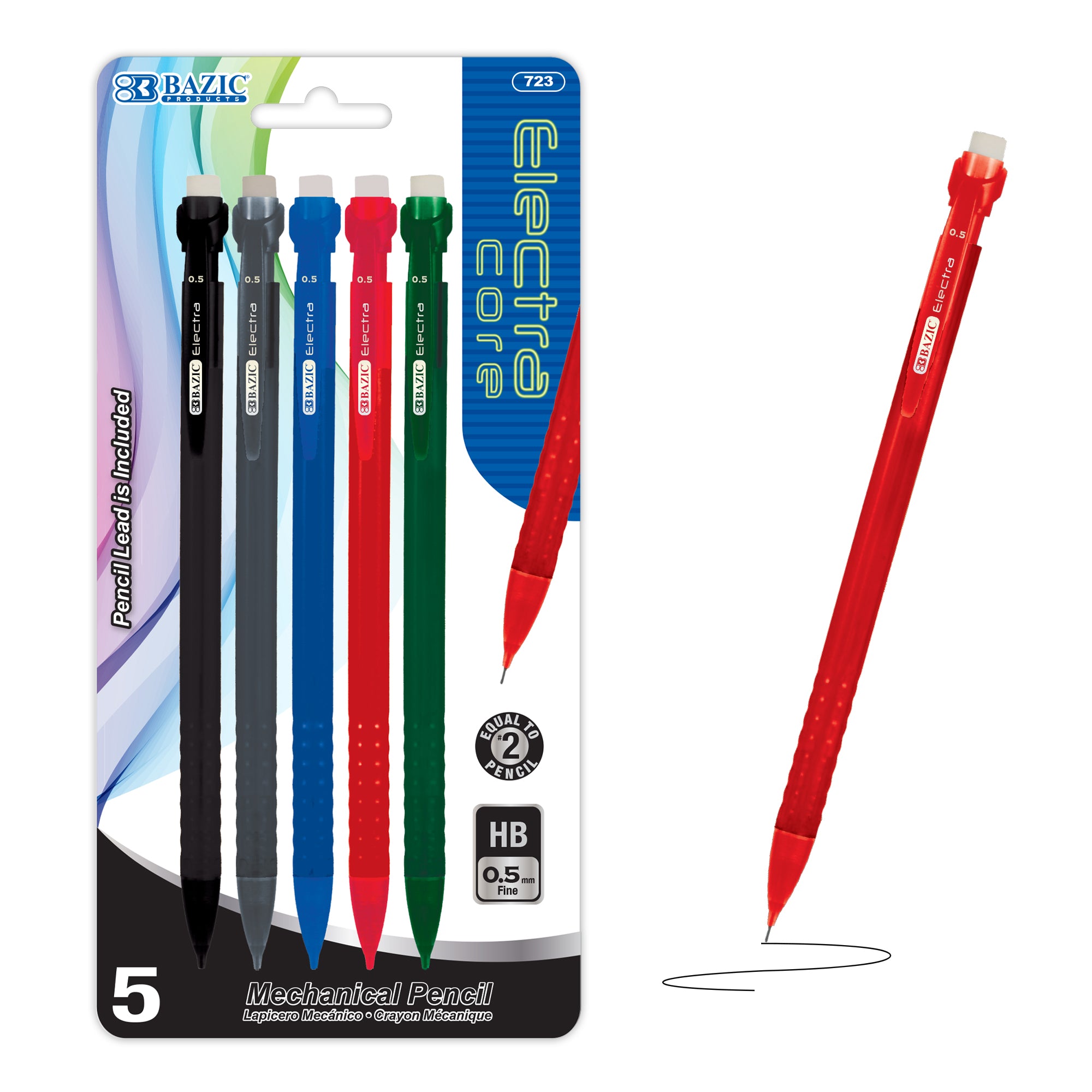 BAZIC Crown 0.7 mm Mechanical Pencil w/ Ceramics High-Quality Lead