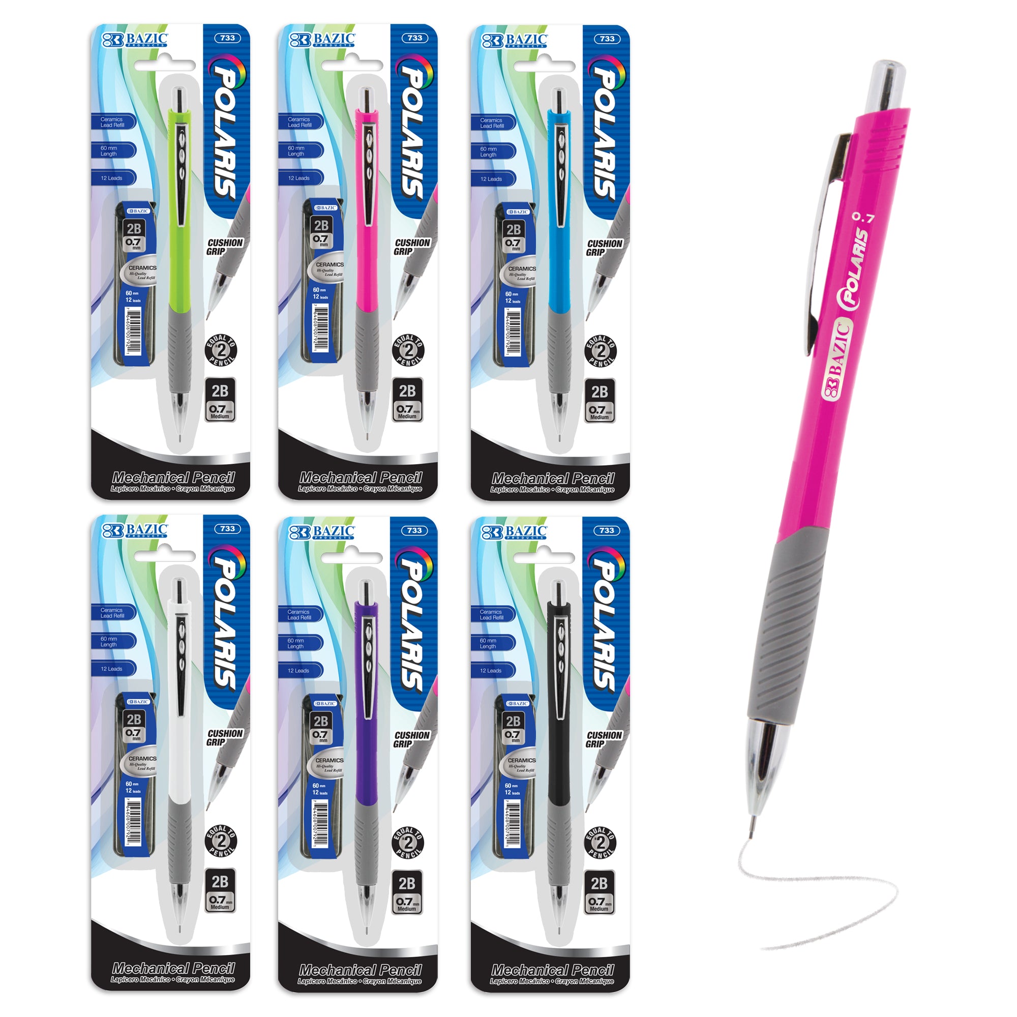 ビッキー BAZIC Polaris 0.7 mm Mechanical Pencil w/ Ceramics High-Quality