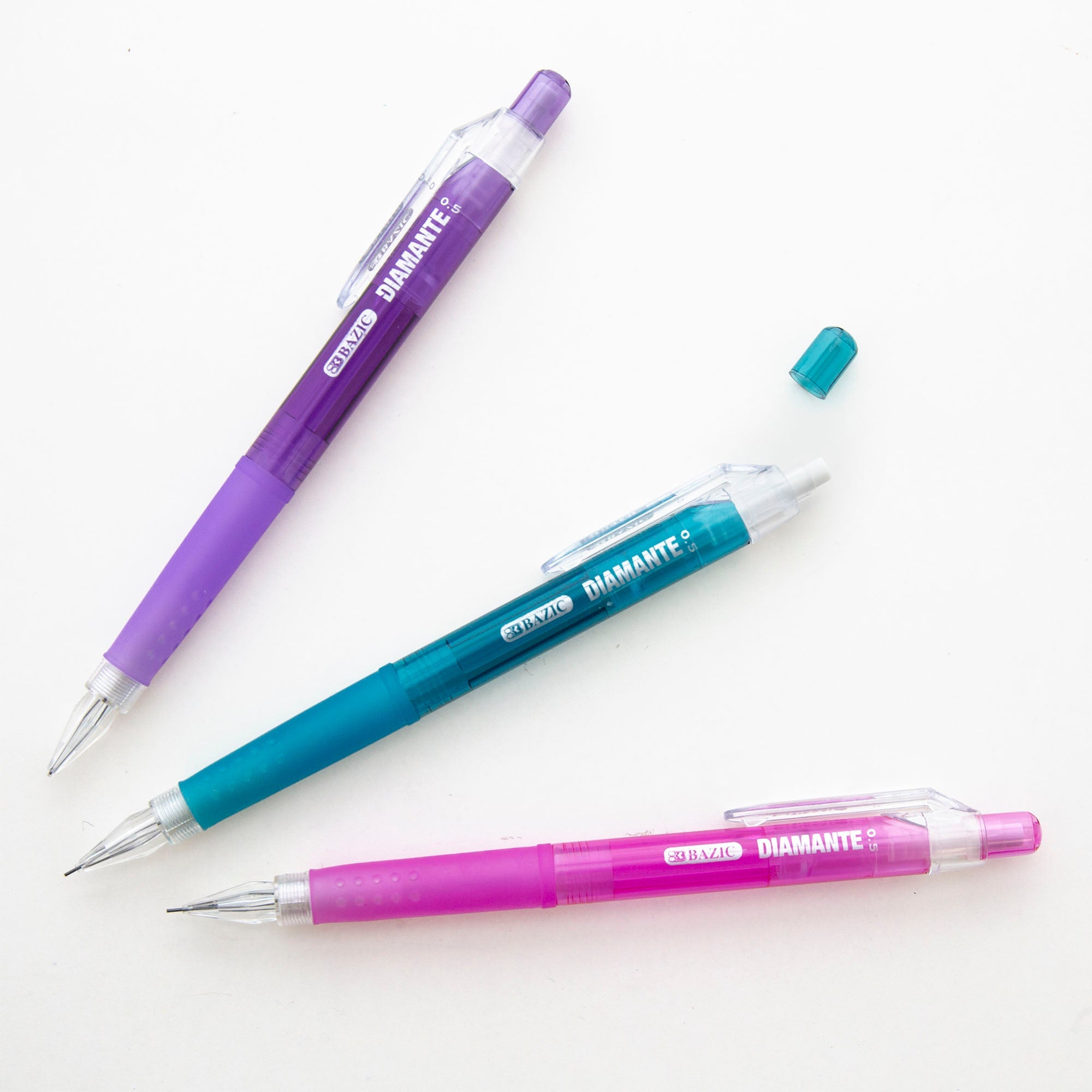 0.5 mm Diamante Mechanical Pencil w/ Grip (3/Pack)