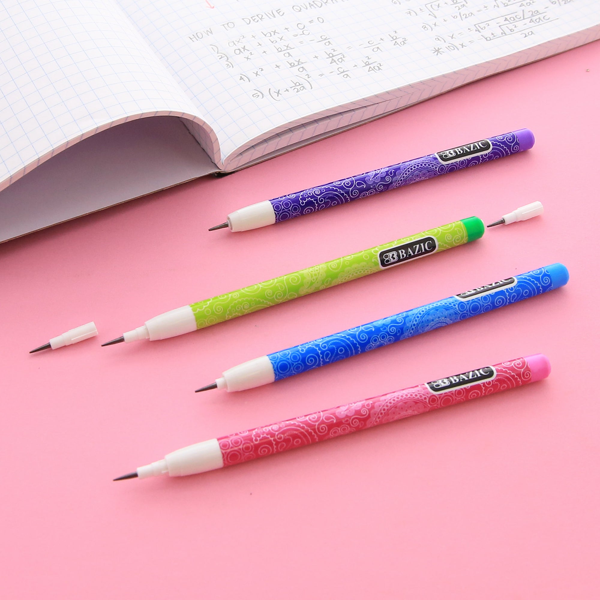 Paisley Multi-Point Pencil (8/Pack)